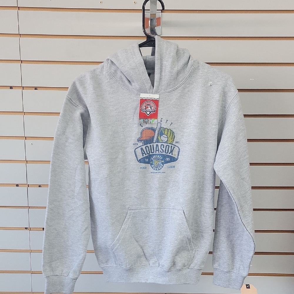 Aqua Heather Gray Men's Hoodie